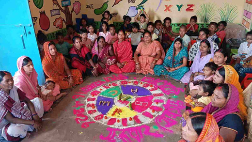 आंगनबाड़ी केंद्रों पर पोषण पखवाड़ा की धूम, खेल-खेल में सिखाई जा रही सेहत की बातें